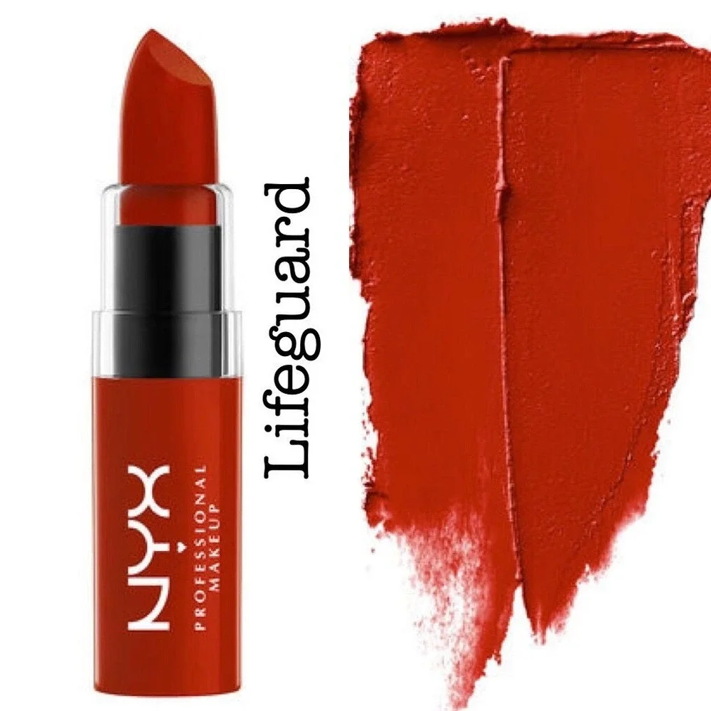 NYX‎ Butter Lipstick - Lifeguard BLS29 - Deep Brick Red - NEW Discontinued Rare